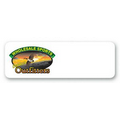 Rectangle, Laminated Full Color Badge (1x3") - Group 1